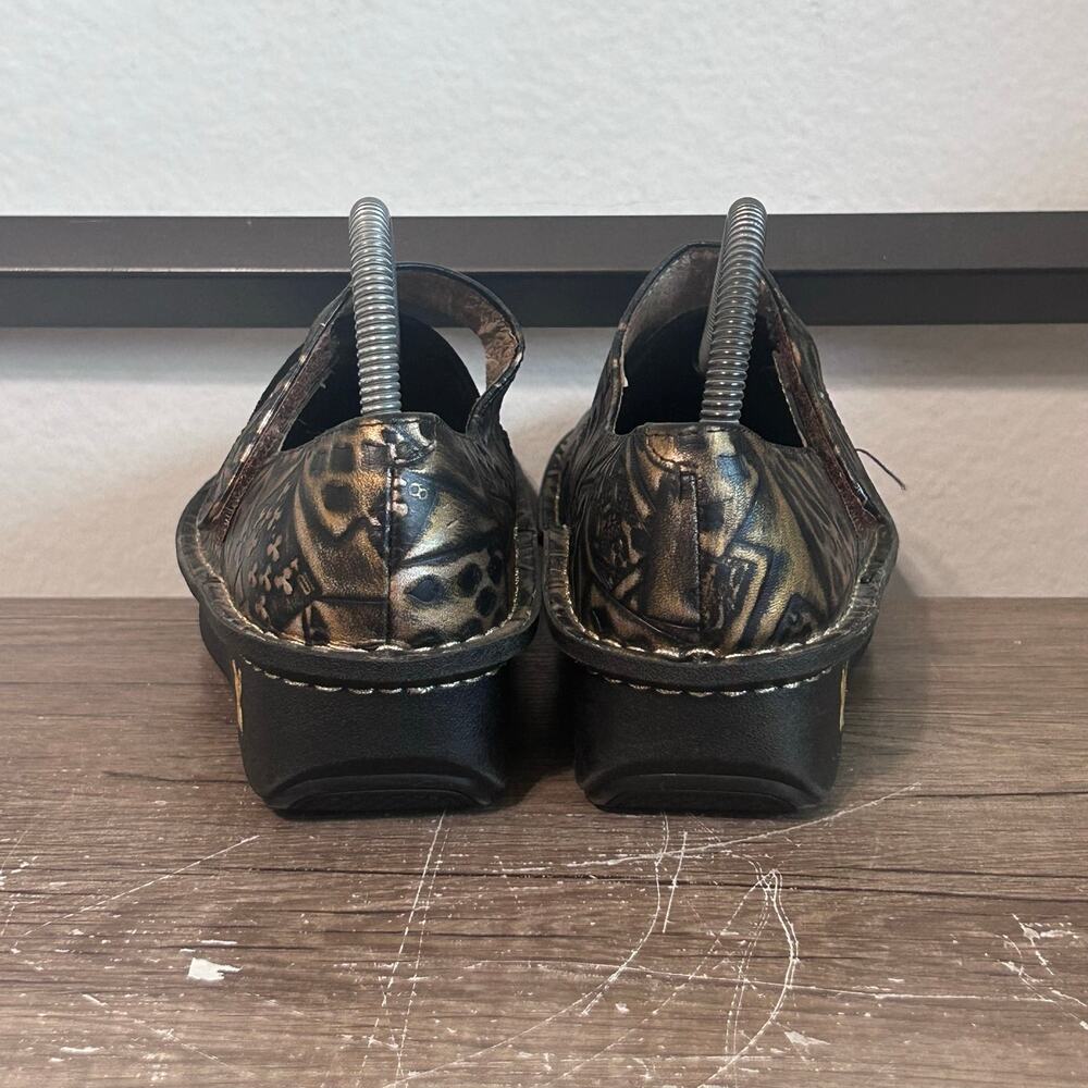 Alegria Paloma Mary Jane Poker Face Women’s Clogs Shoes Size 38 (8-8.5) Bronze - Picture 4 of 8